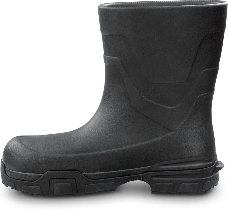 SR Max Store Everett, Unisex, Black, Pull On Style, MaxTRAX Slip Resistant, Soft Toe Work Boot - Image 4